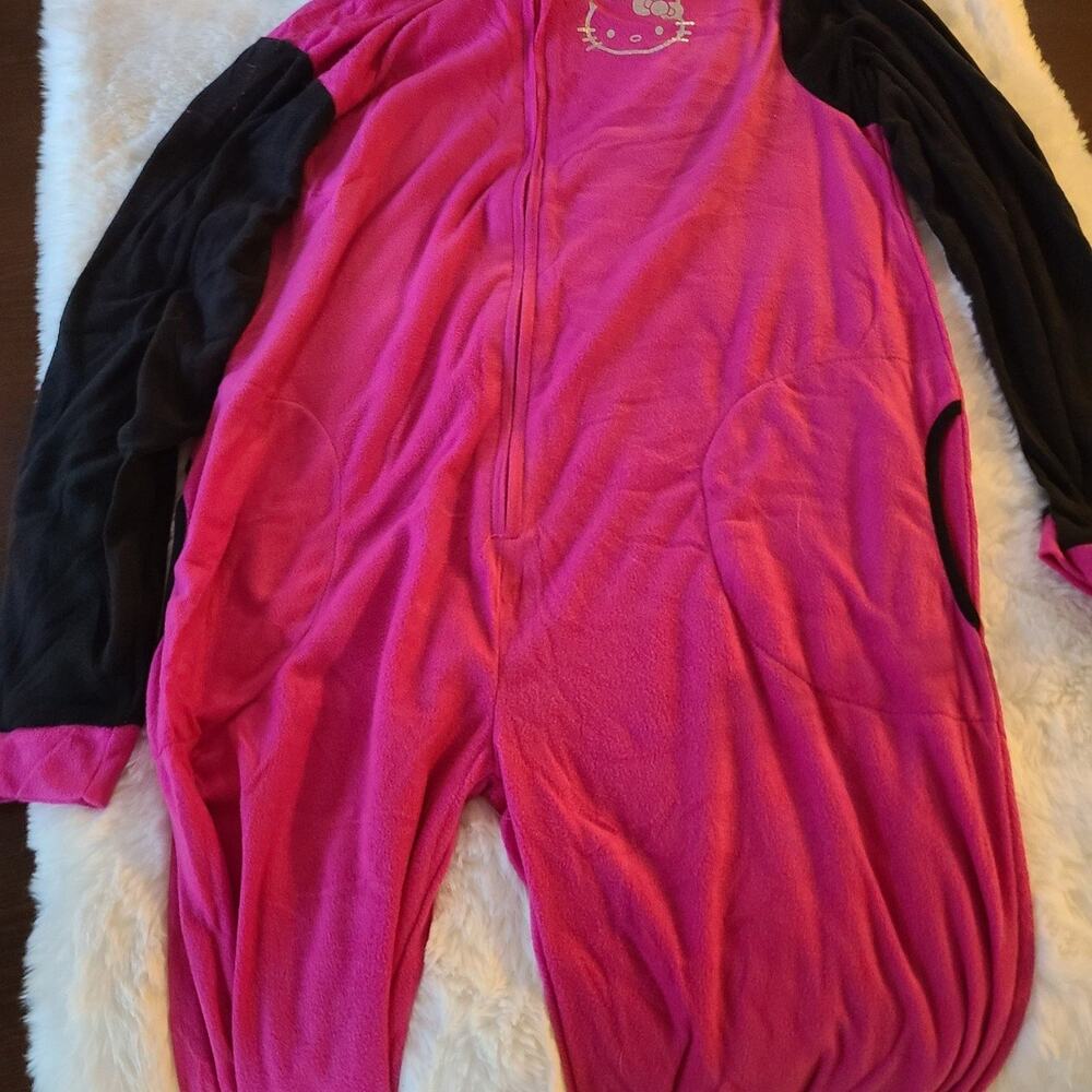 Vintage Y2K Hello Kitty Pink Onesie, Extra Large